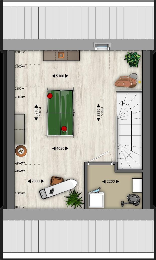 Foto 6 van Tussenwoning (Bouwnr. 6)