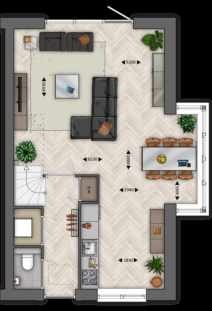 Foto 4 van Hoekwoning (Bouwnr. 11)