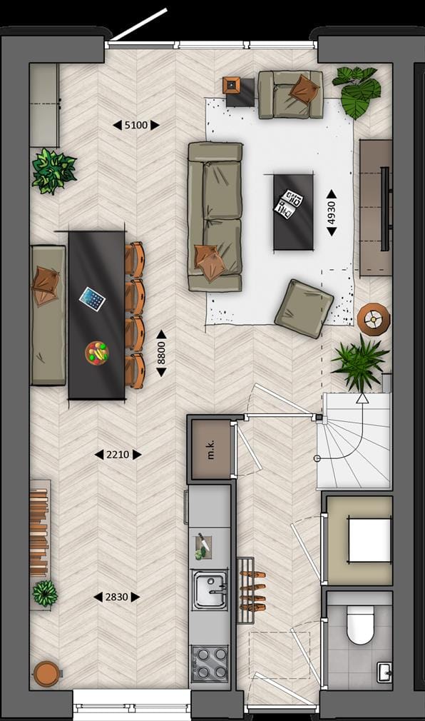 Foto 4 van Hoekwoning (Bouwnr. 16)