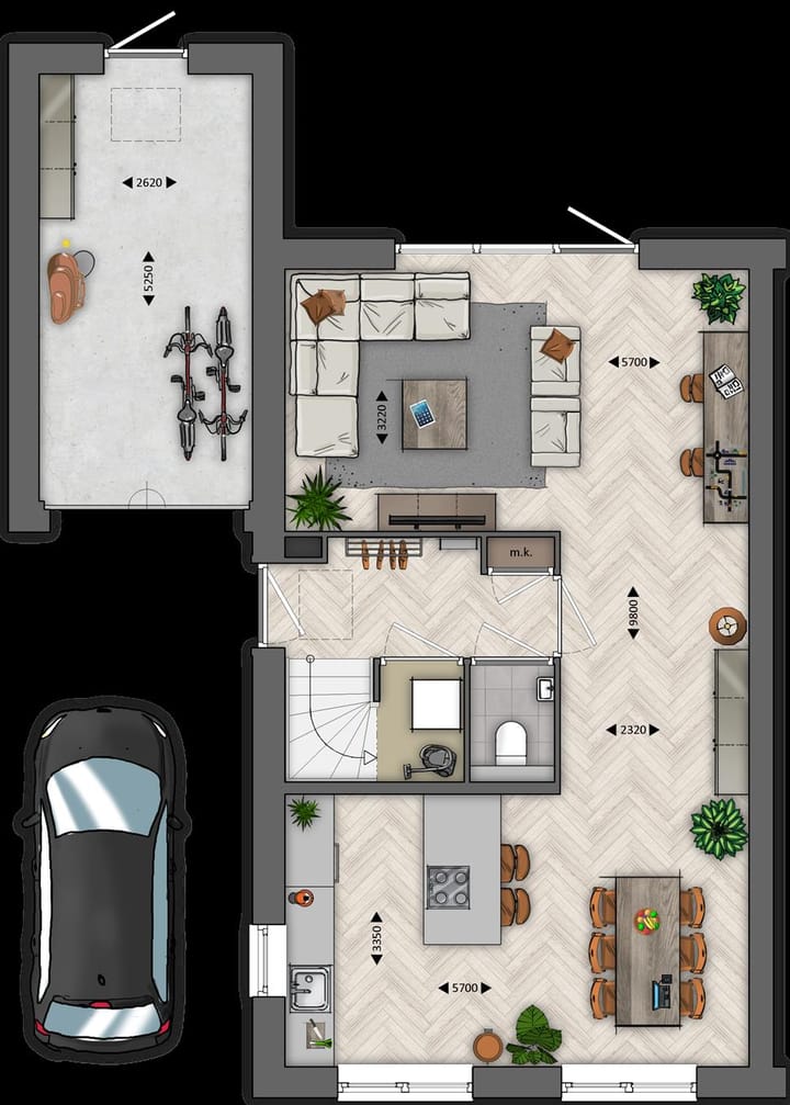 Photo 4 of twee-onder-een-kapwoning (Bouwnr. 1)