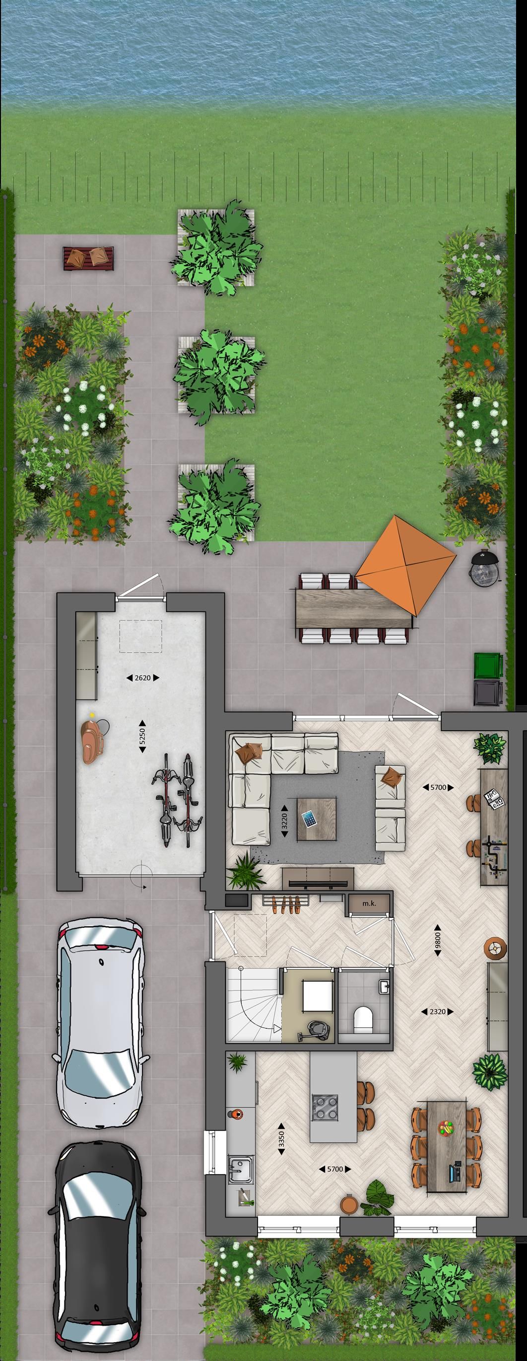 Foto 4 van twee-onder-een-kapwoning (Bouwnr. 18)