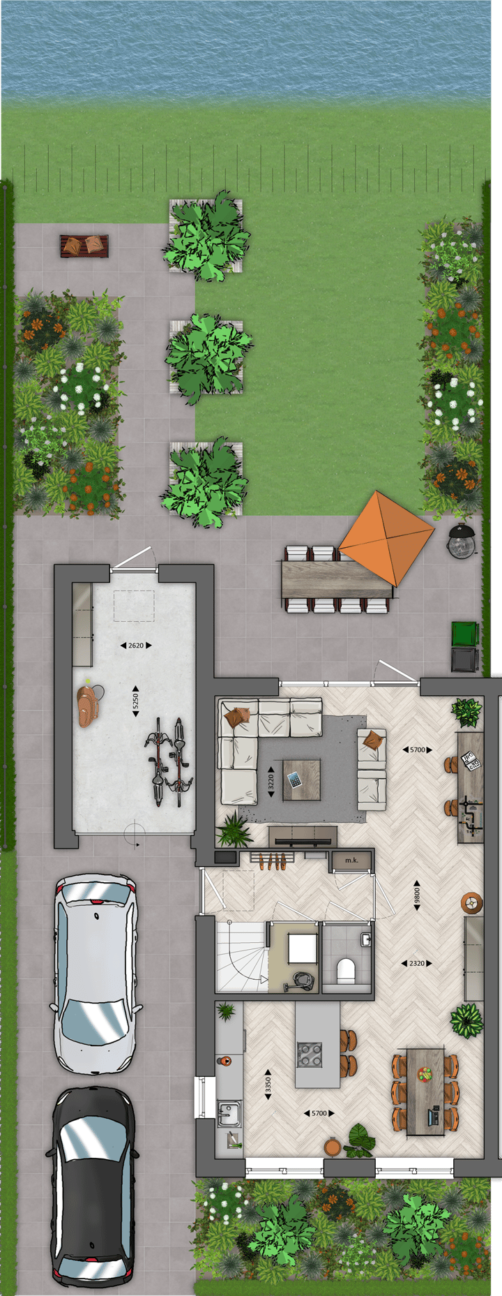 Photo 4 of twee-onder-een-kapwoning (Bouwnr. 17)