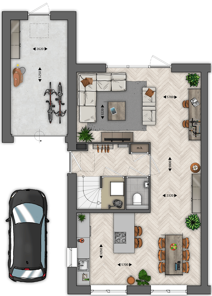 Photo 5 of twee-onder-een-kapwoning (Bouwnr. 17)