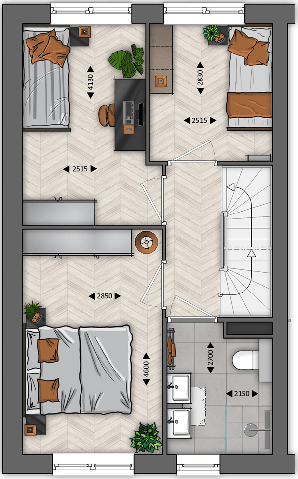 Foto 5 van Hoekwoning (Bouwnr. 16)