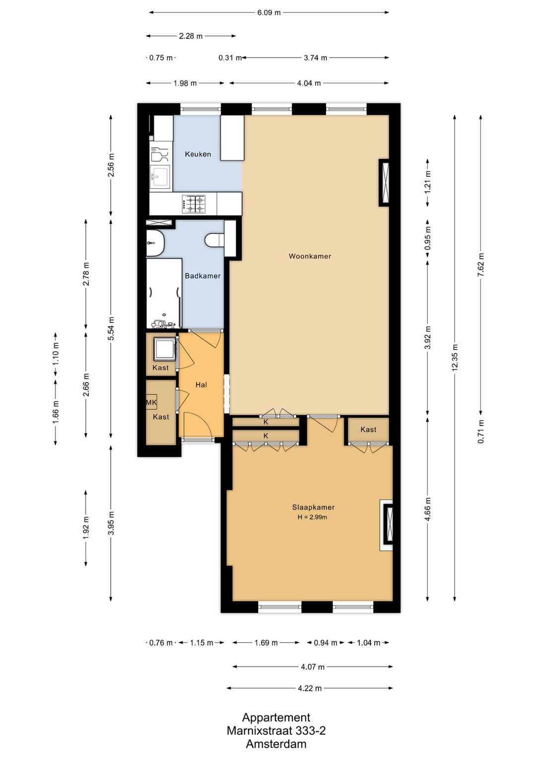 Foto 23 van Marnixstraat 333-2
