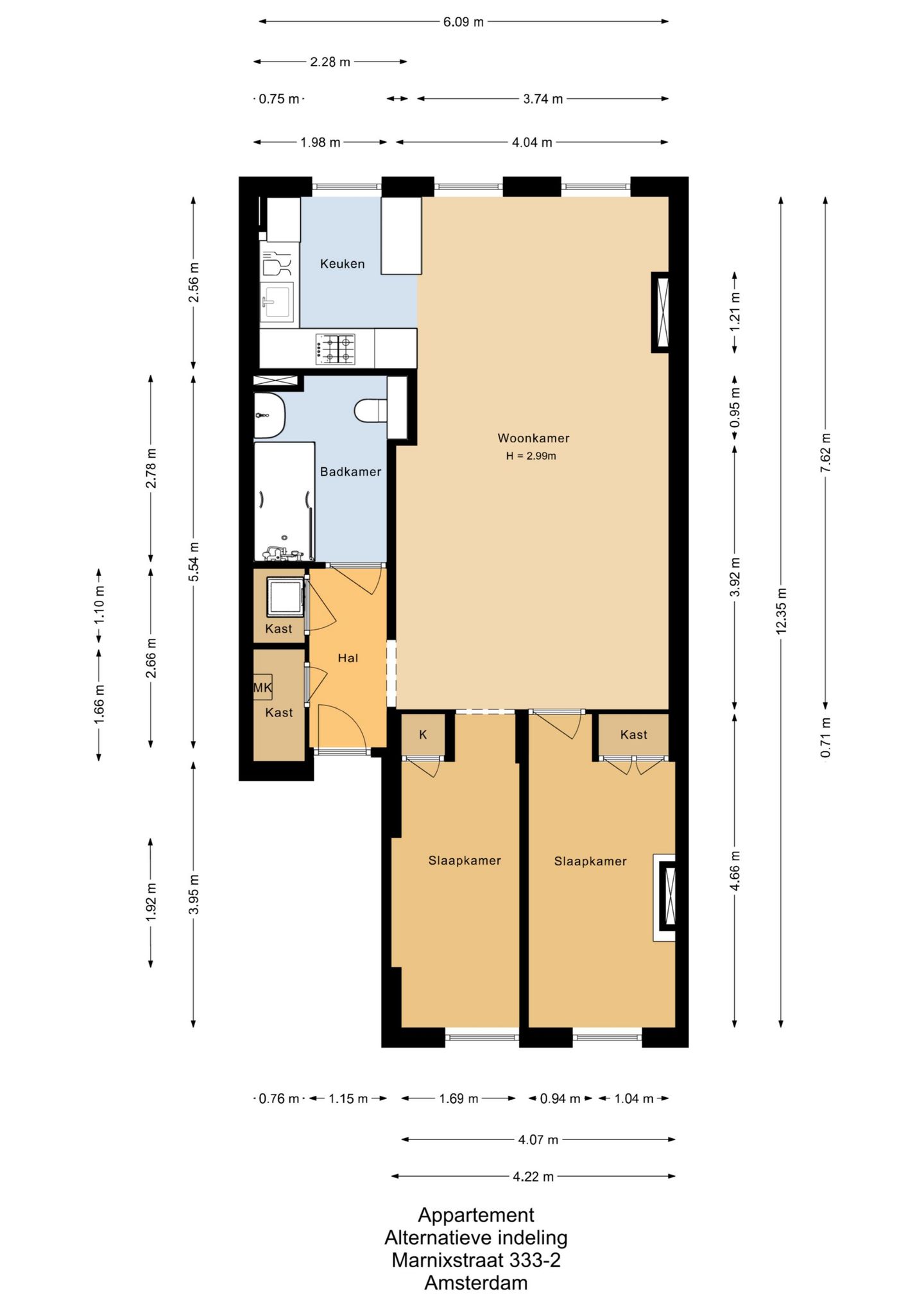 Foto 25 van Marnixstraat 333-2