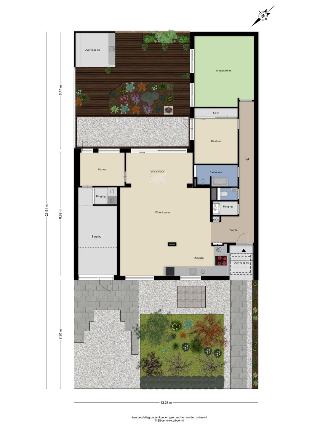 Renovated and Sustainable Patiobungalow with A+++ Energy Label and West-Facing Patio — 48