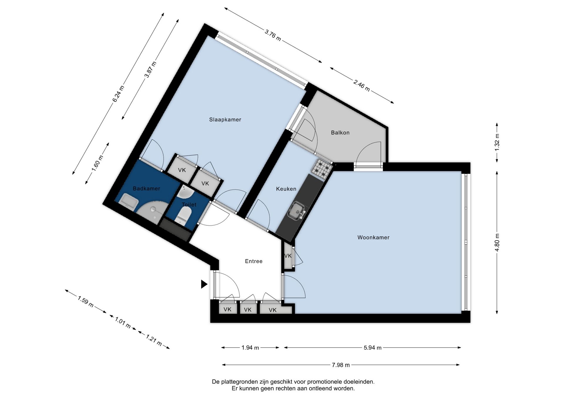2-Room Apartment in Rhenen with Communal Facilities — 29