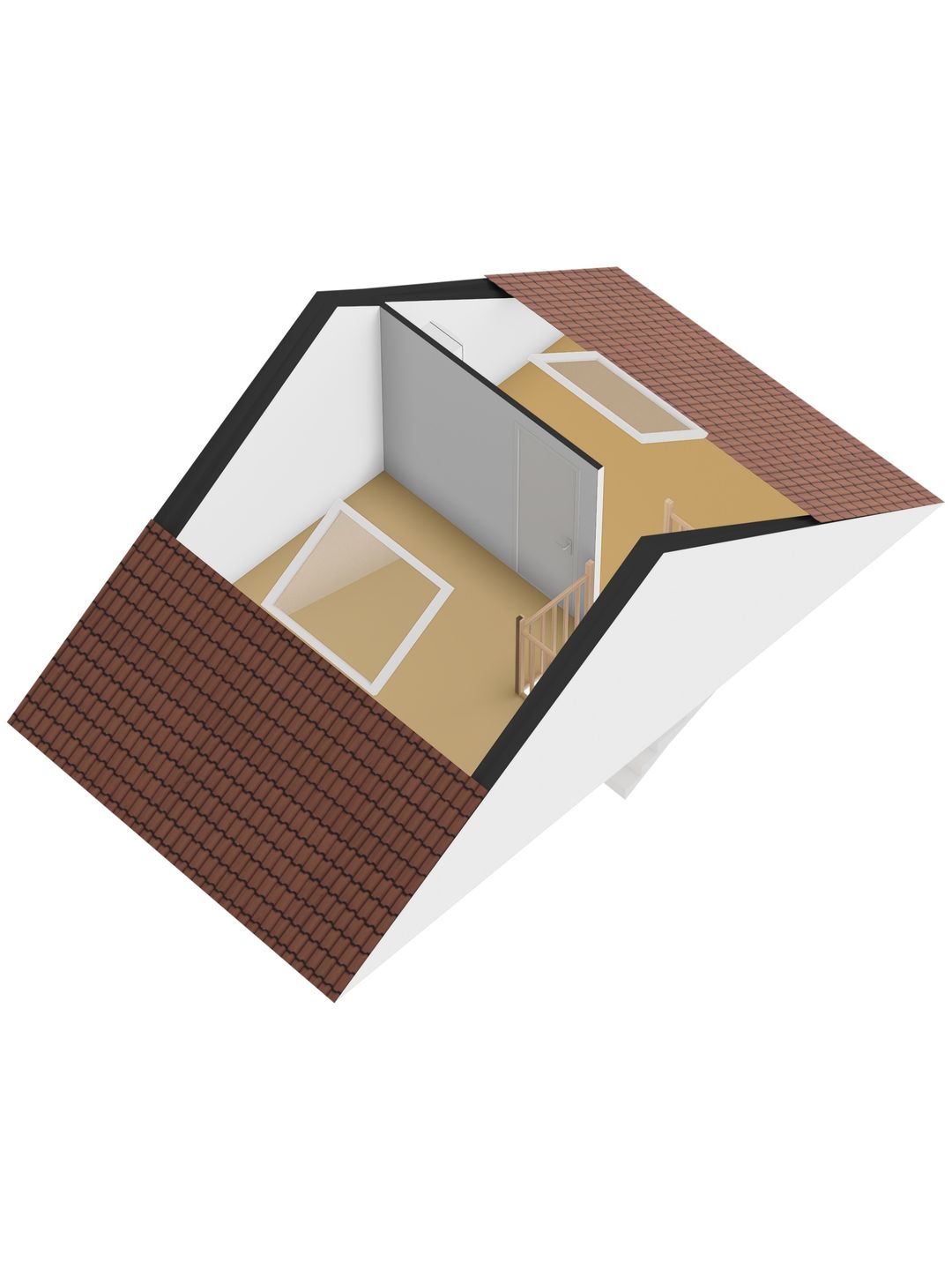 Well-maintained terraced home in Strijen center with veranda and harbor view — 46