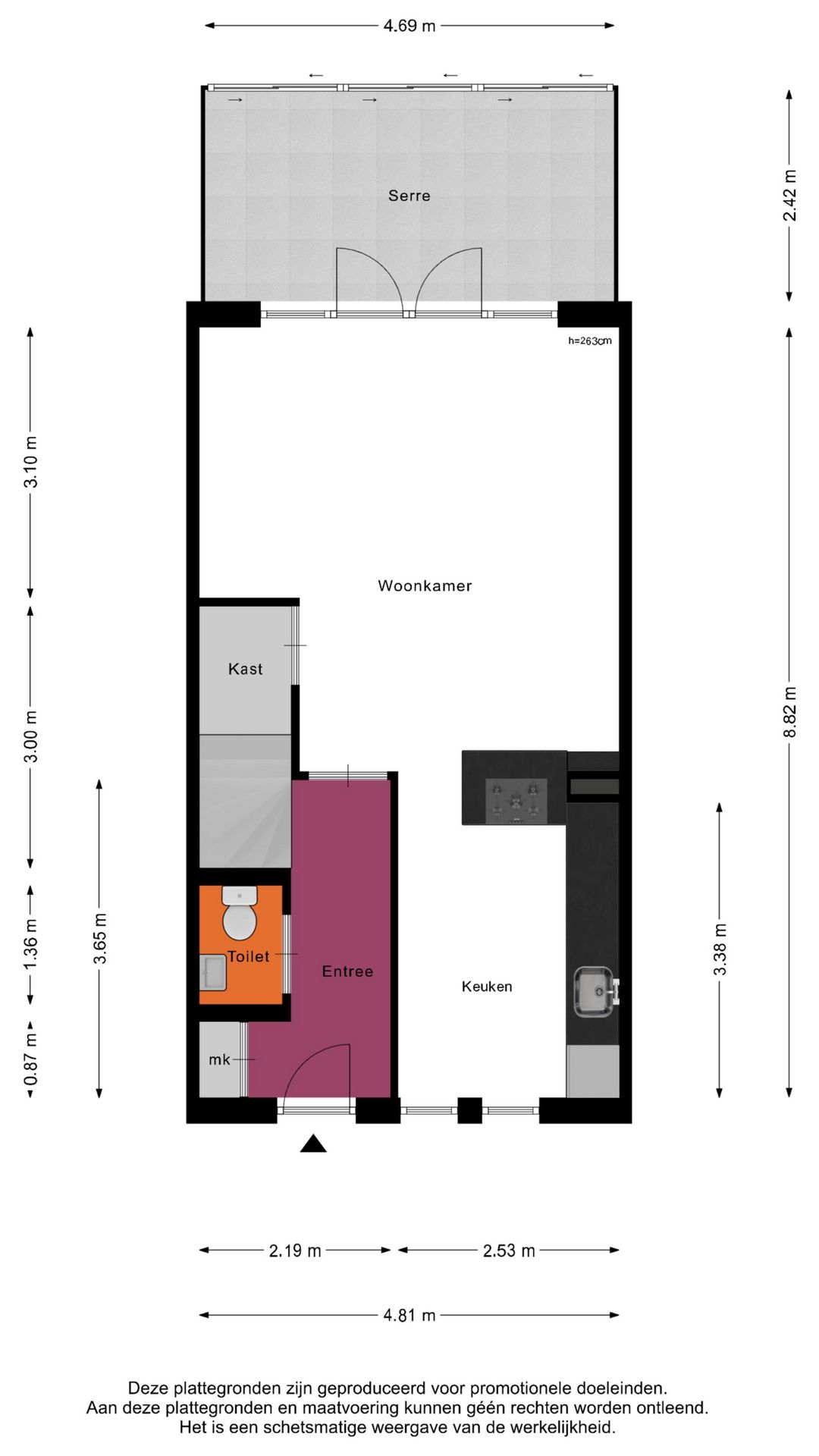 Modern Gasless Terraced Home with Glass Veranda in Meteren — 27