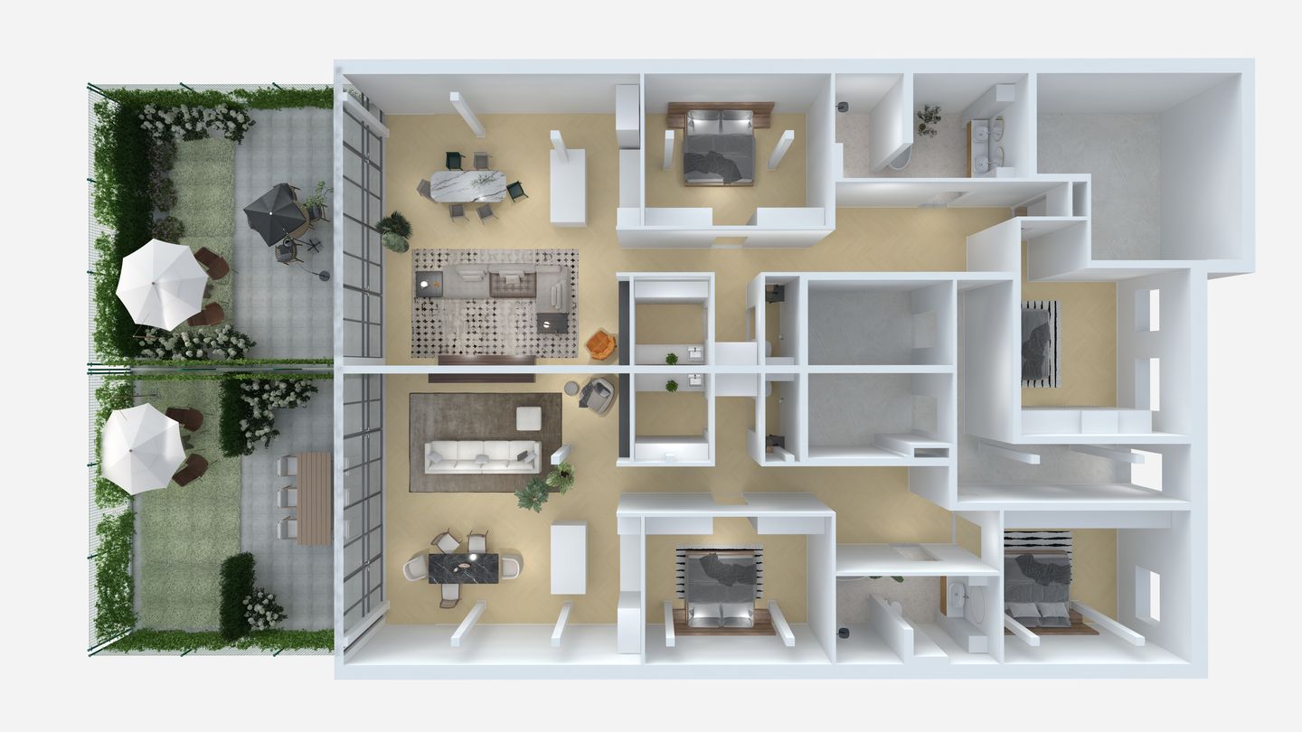 Spacious and sustainable ground floor apartment with garden in Baarn — 13