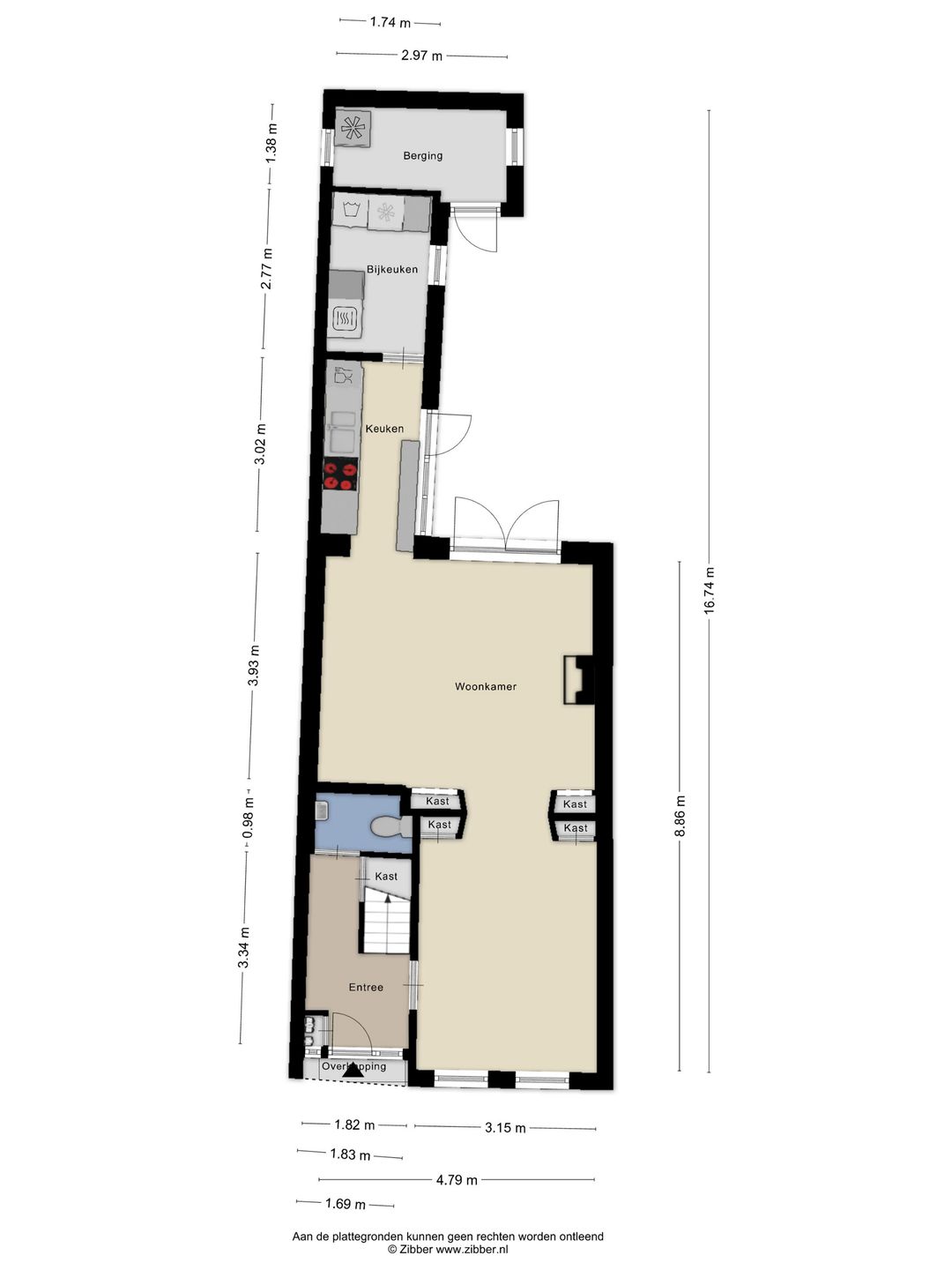 Attractive terraced home with city garden in the center of Middelburg — 47