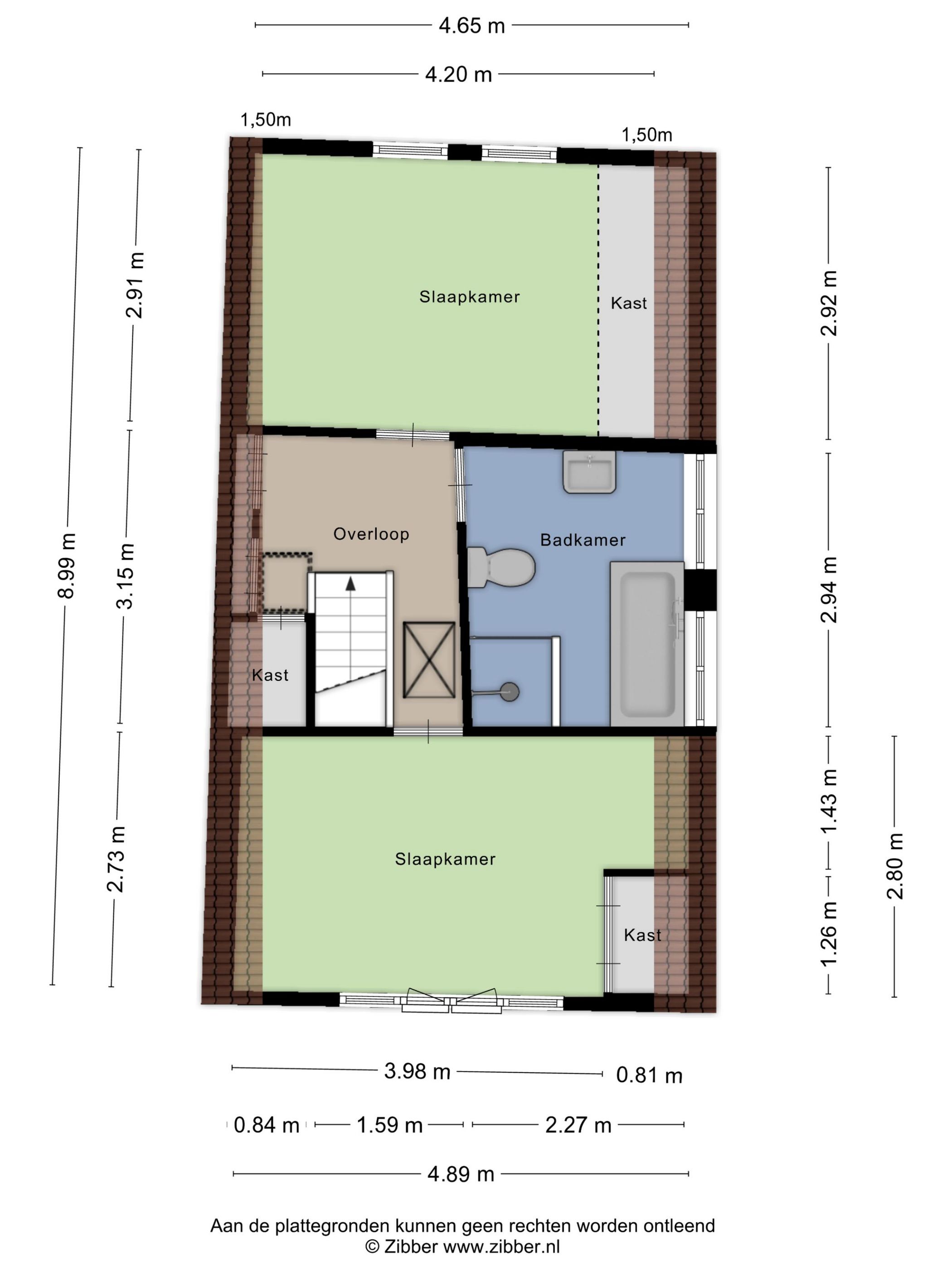 Attractive terraced home with city garden in the center of Middelburg — 48