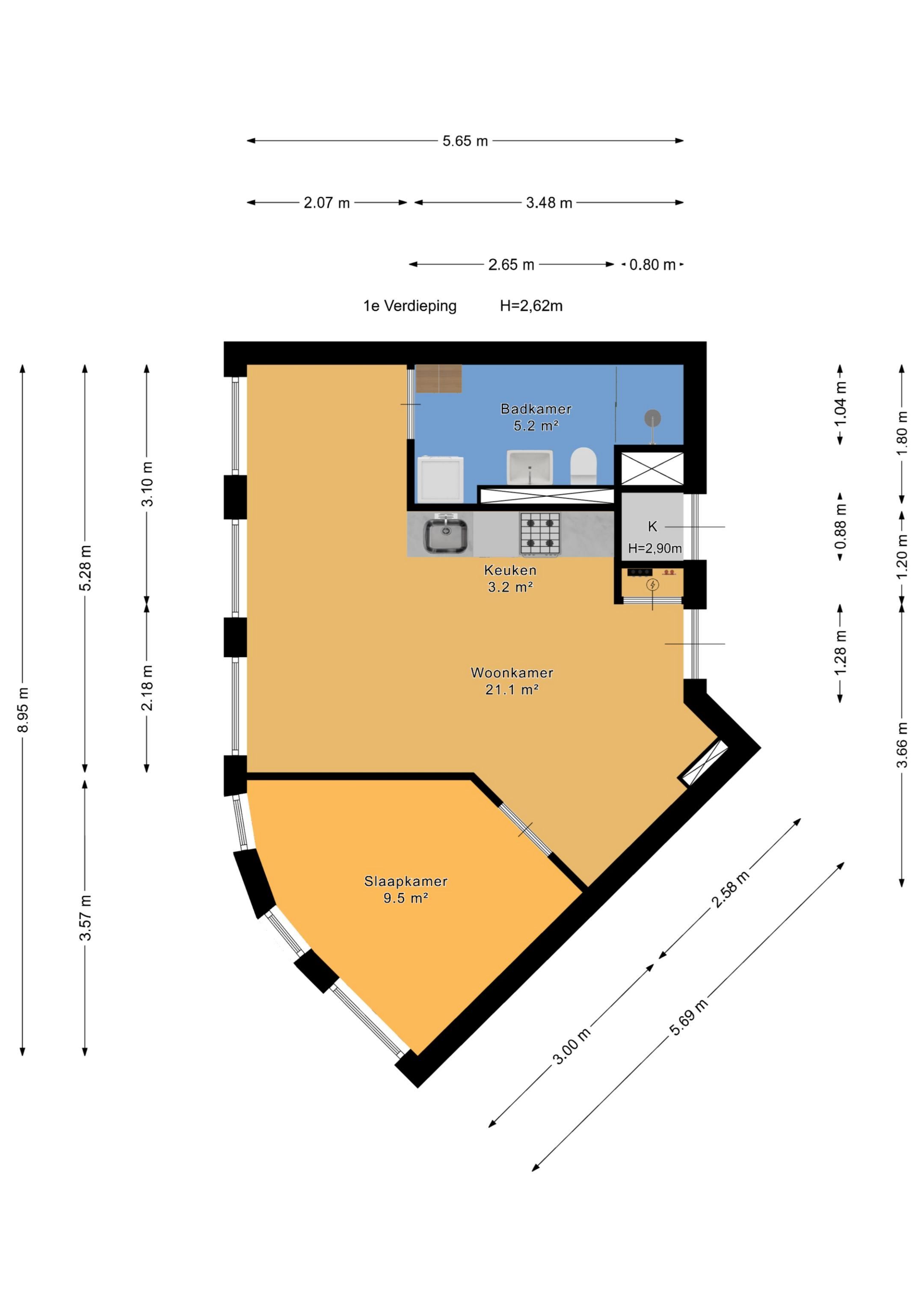 Foto 27 van Burgemeester Elsenlaan 319-F108