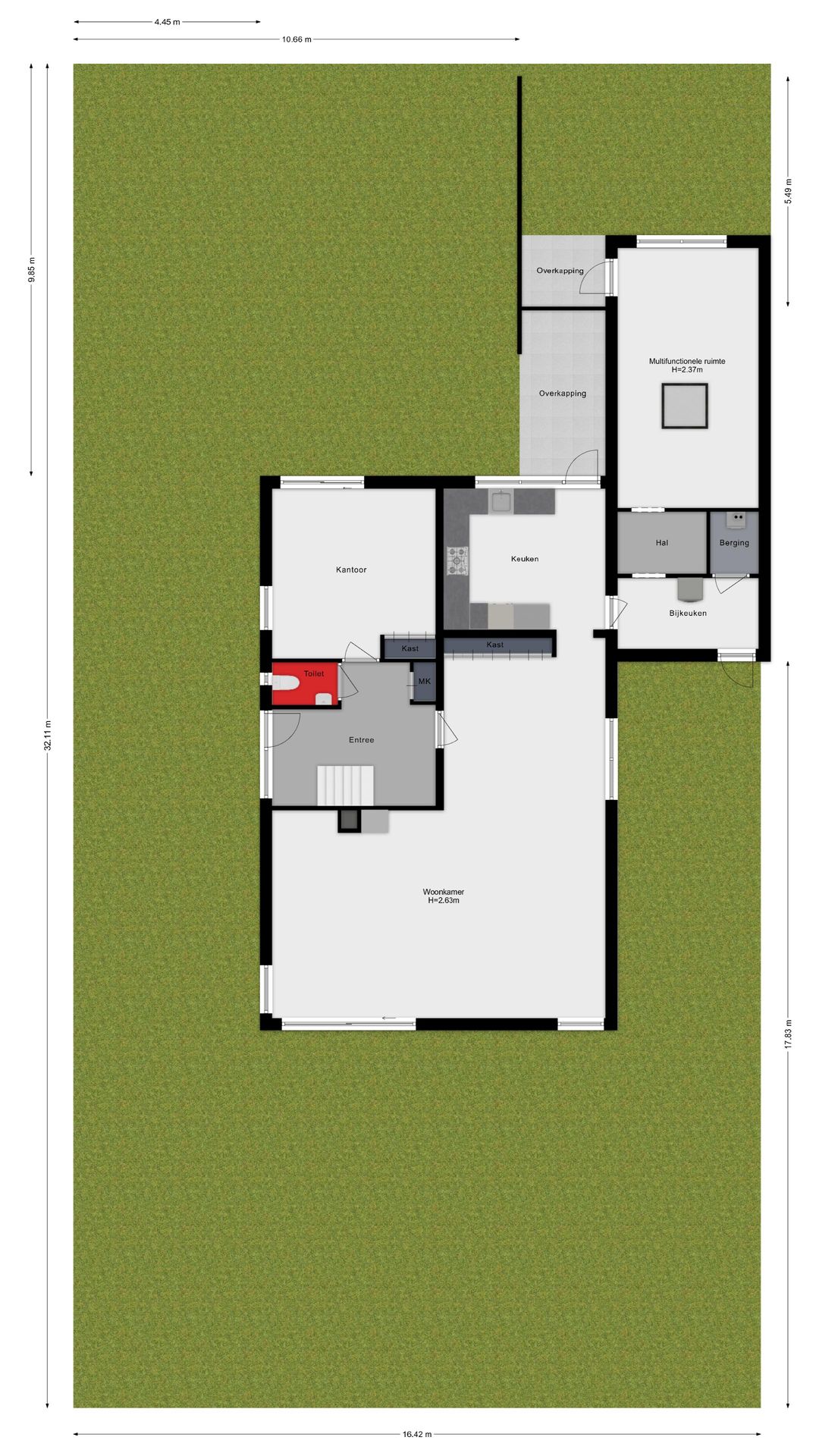 Spacious detached home with 216m² living space in a green location — 45