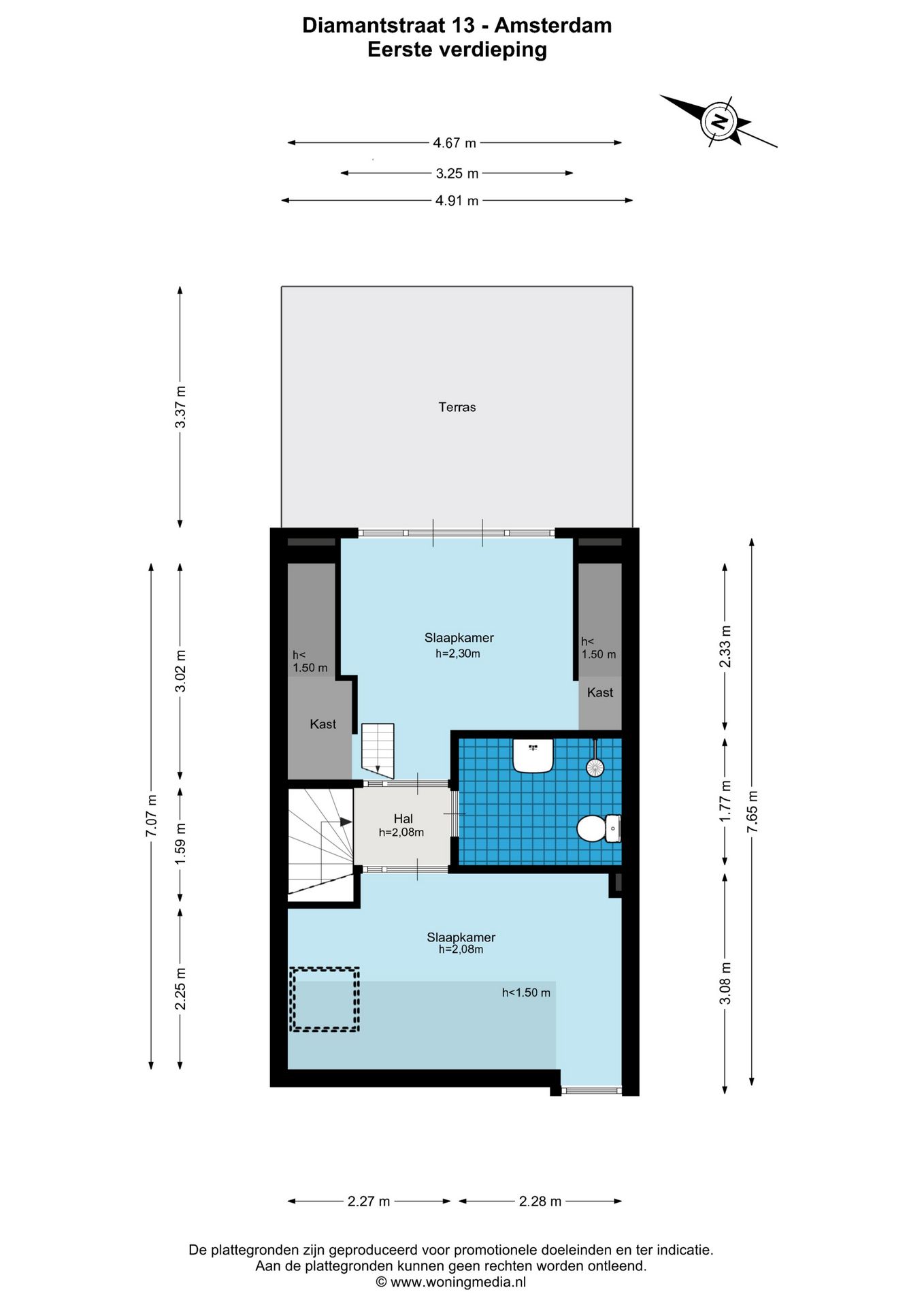 Spacious 78m² terraced house with beautiful 61m² garden in Amsterdam's Diamantbuurt — 30