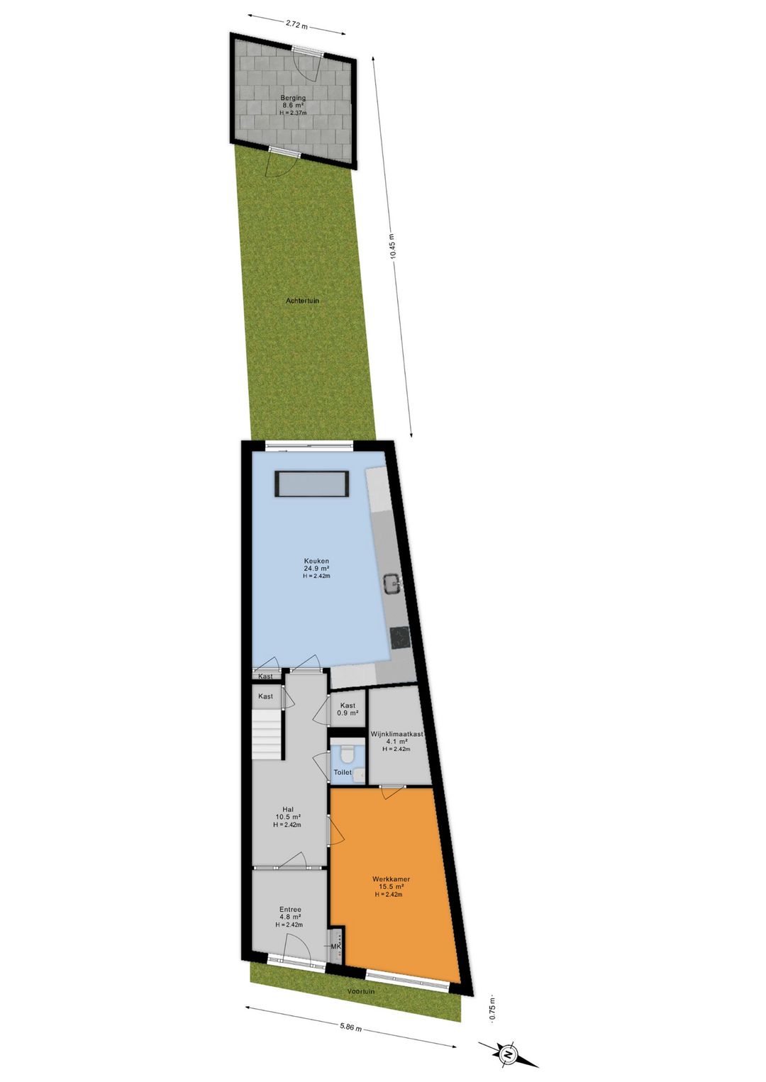 Spacious City Villa on the Singel with Private Parking — 57