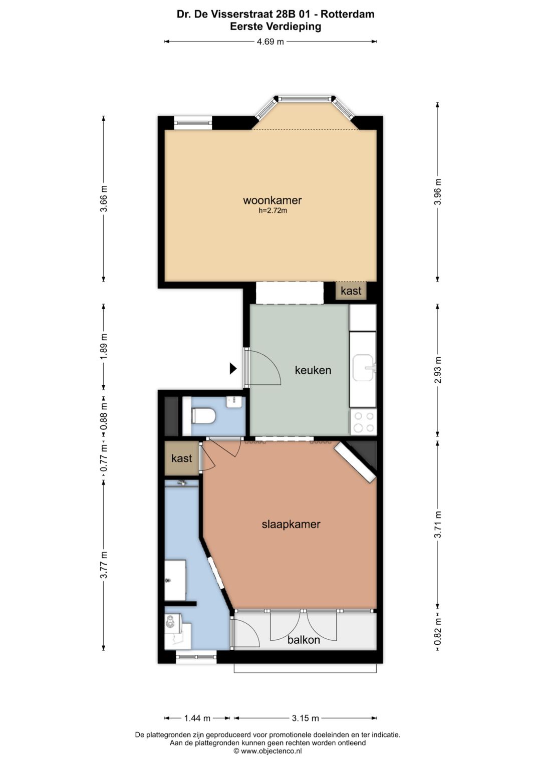 Foto 38 van Dr. de Visserstraat 28-B01