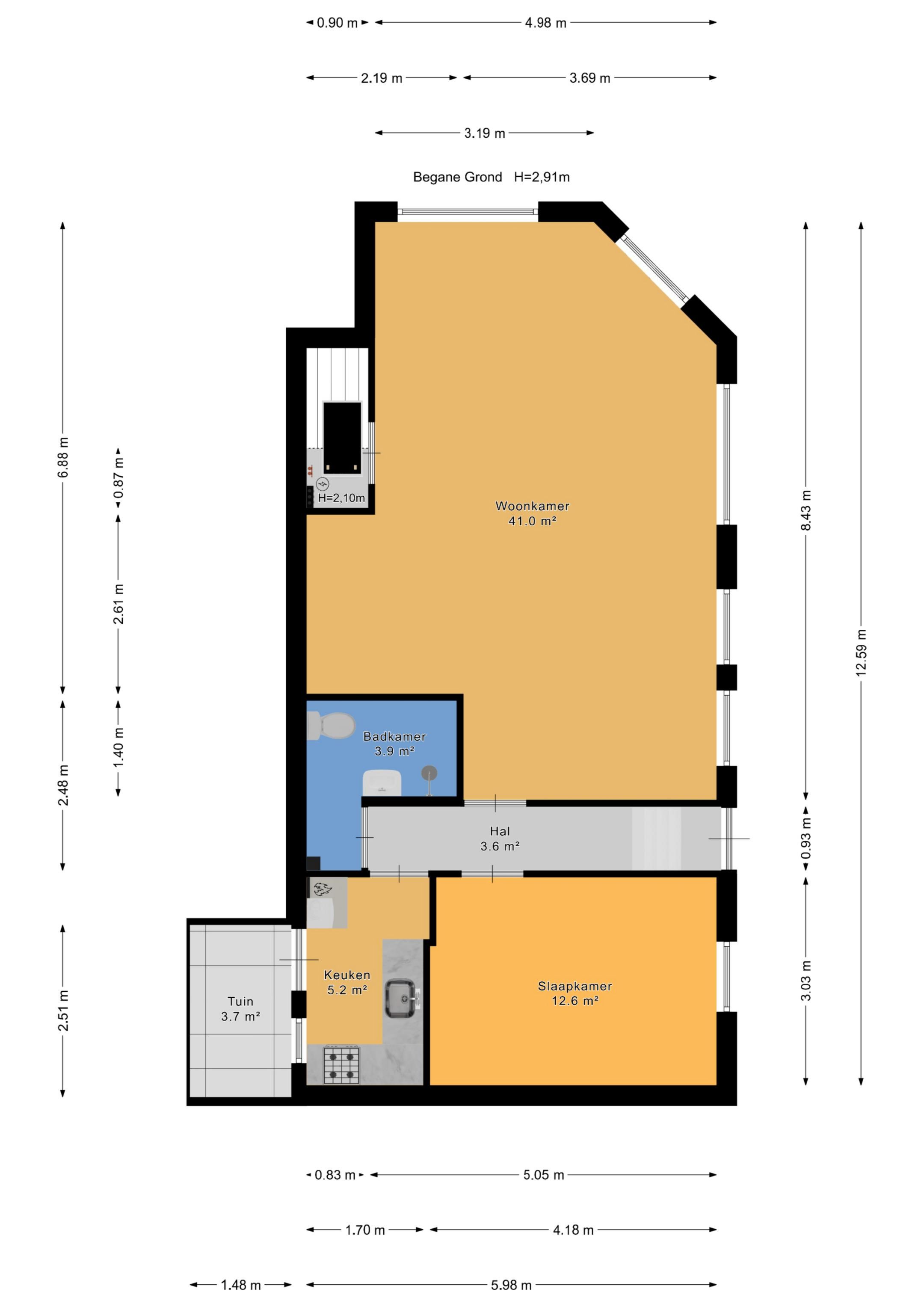 Foto 9 van d'Aumeriestraat 25