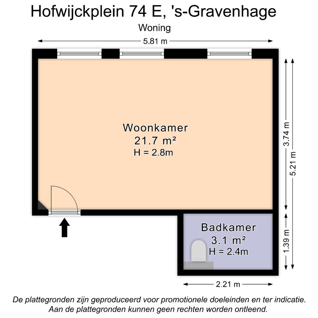 Foto 16 van Hofwijckplein 74-E