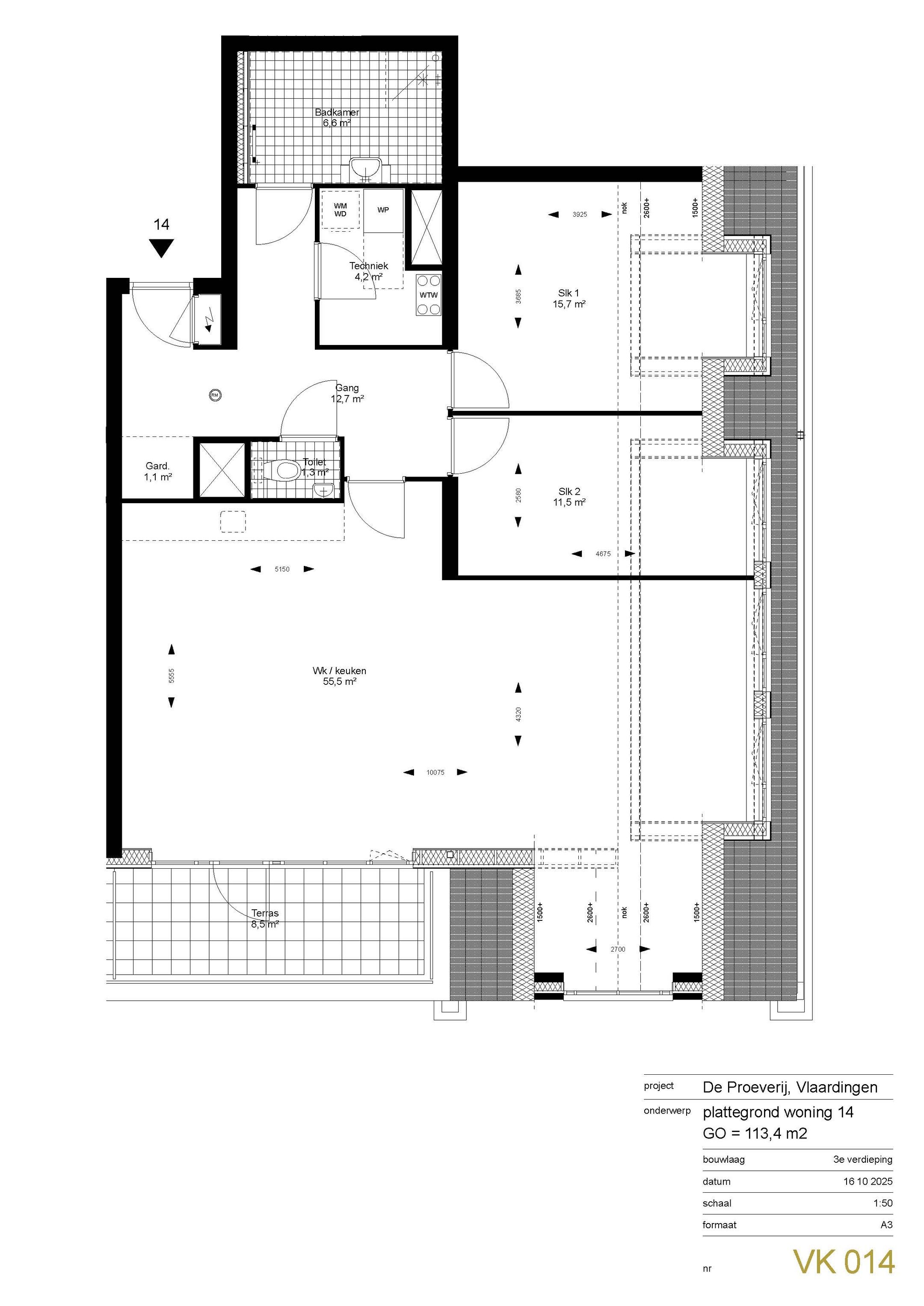 Foto 12 van Appartement (Bouwnr. 14)