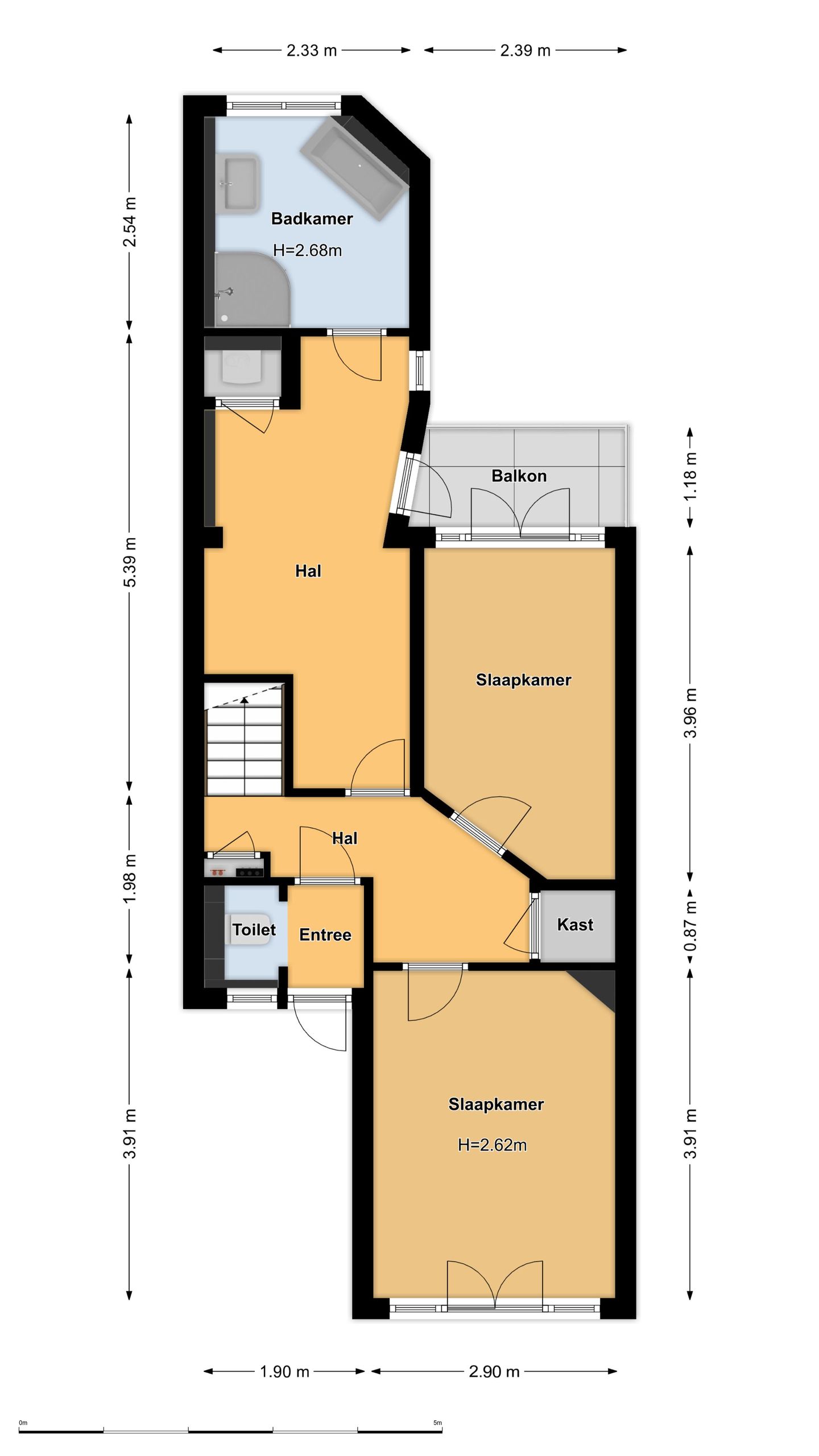 Spacious Apartment with Three Bedrooms in Amsterdam-Zuid Schinkelbuurt — 32