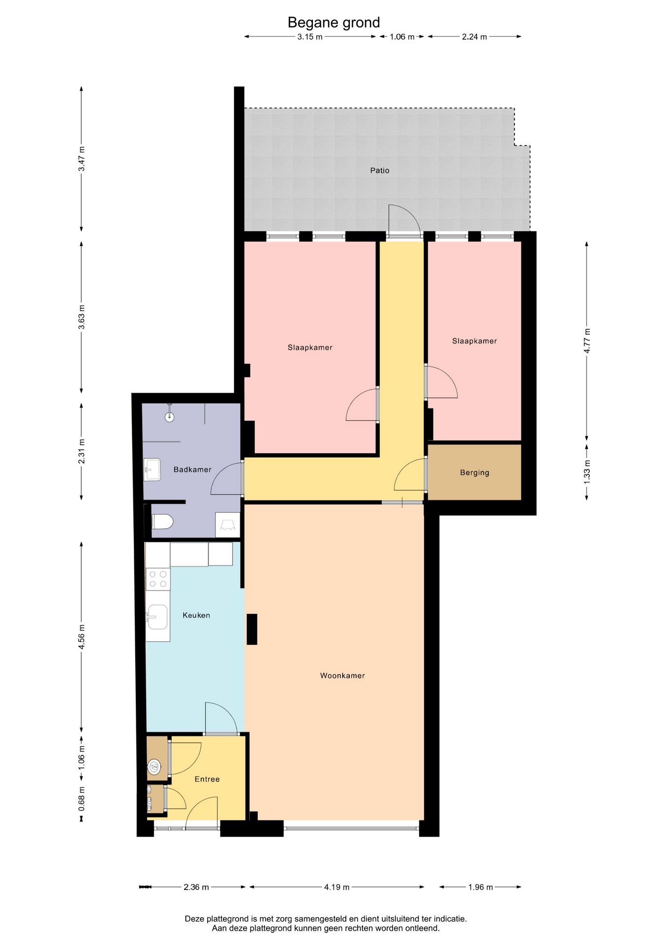 Modern apartment with terrace and private parking in Beverwijk Center — 26