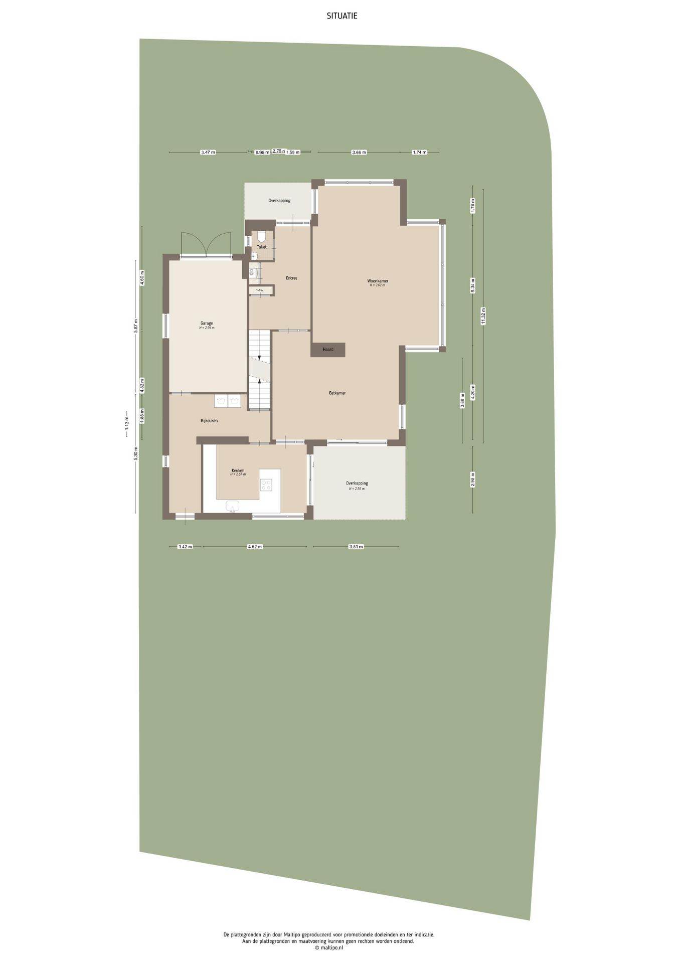 Modern detached dike villa with triple garage and basement in Beneden-Leeuwen — 67