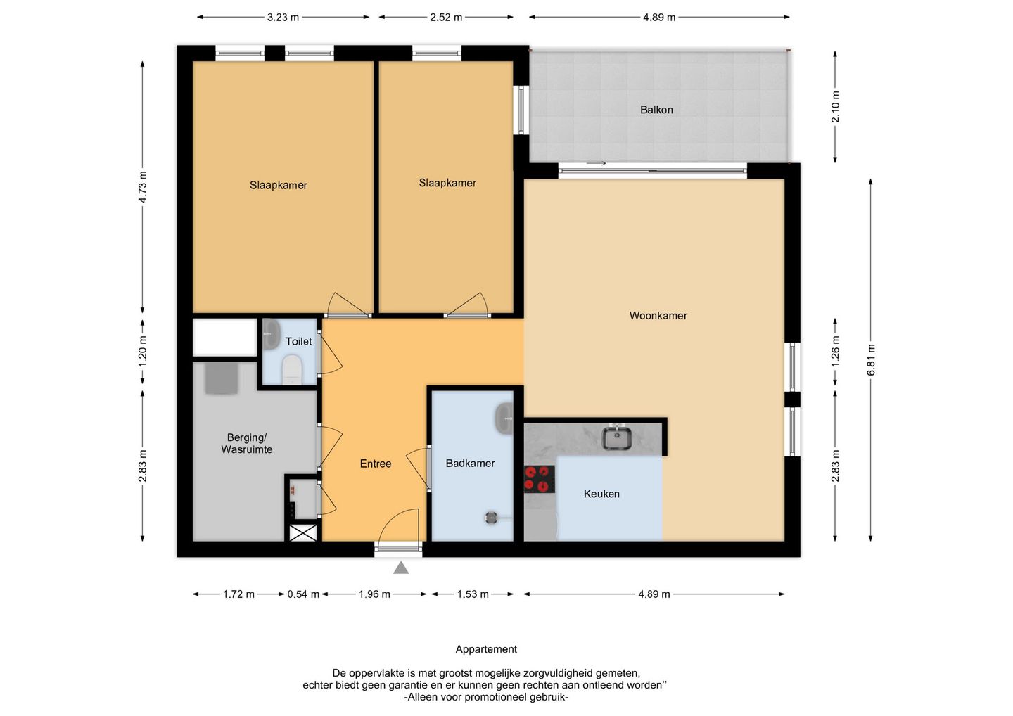 Modern Apartment with Balcony and Parking in IJburg — 34