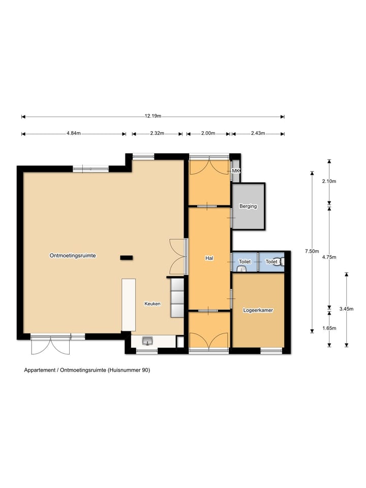 Foto van type A Bovenwoning