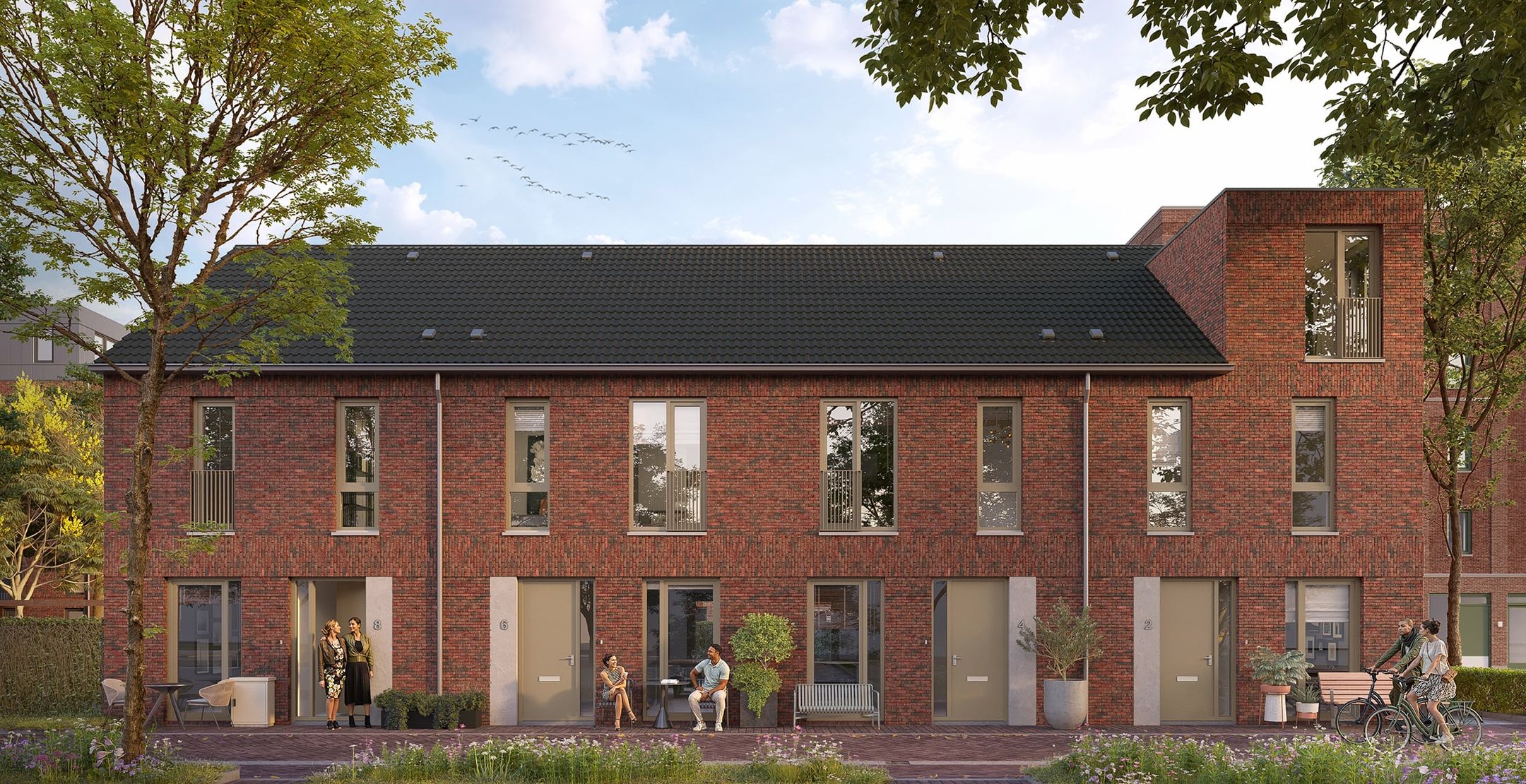 Foto 15 van Hier tussenwoning (Bouwnr. bnr H 28)