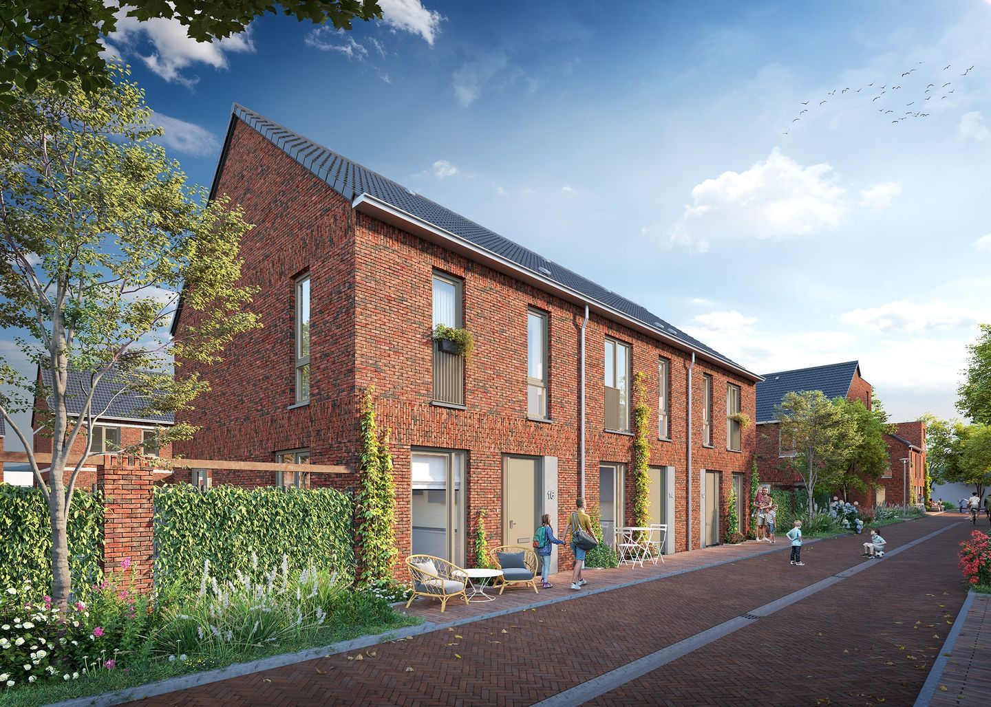Foto 19 van Hier tussenwoning (Bouwnr. bnr E 19)
