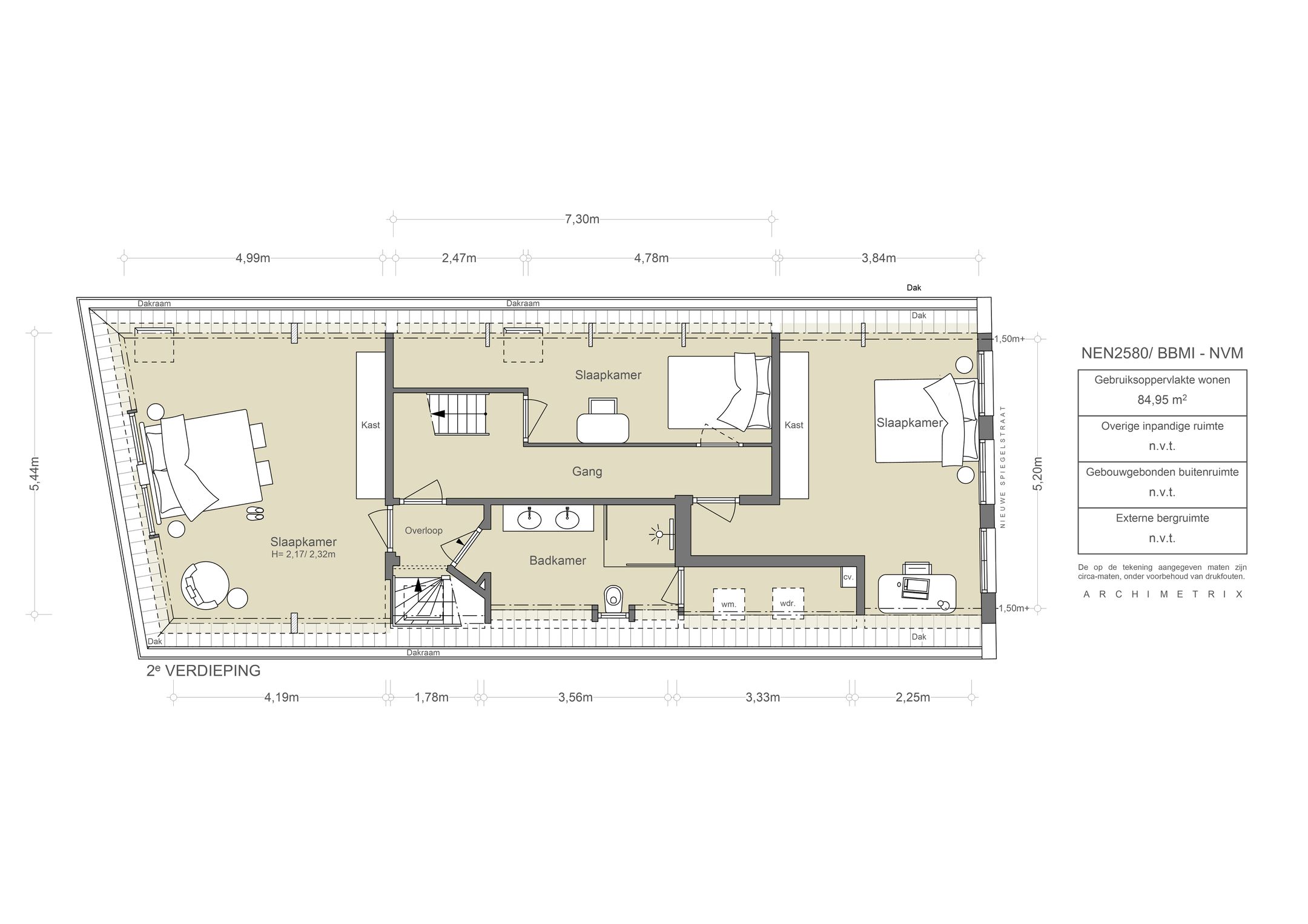 Charming Three-Story Upper House of 182 m² with Rooftop Terrace in Amsterdam — 33