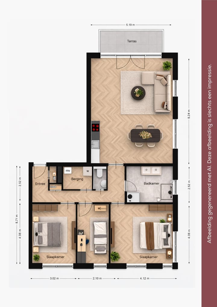 Appartement te koop: Dettifossstraat 64, Almere