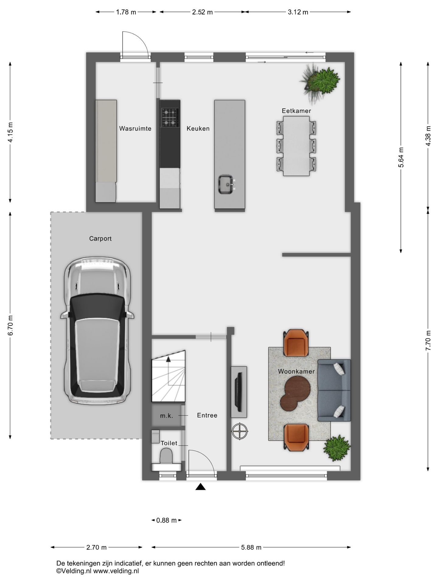 Extended corner house with modern kitchen and four bedrooms — 34