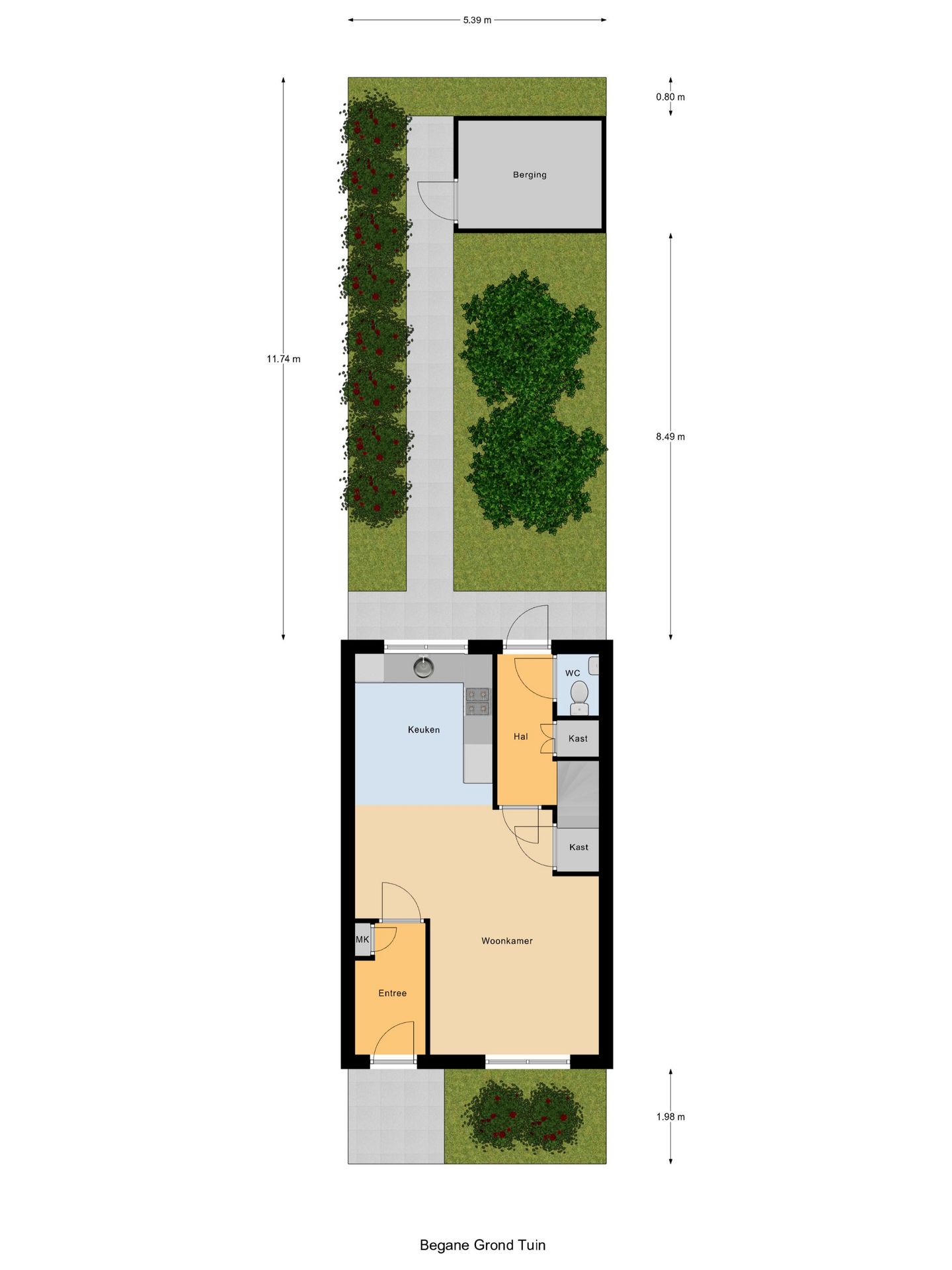 Well-Maintained Energy-Efficient Terraced House in Quiet Courtyard — 74