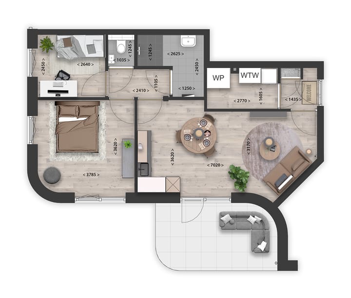 Photo 5 of Type A | 3-kamer appartement (Bouwnr. 1)