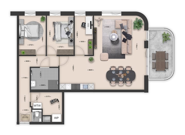 Photo 5 of Type D | 4-kamer appartement (Bouwnr. 4)