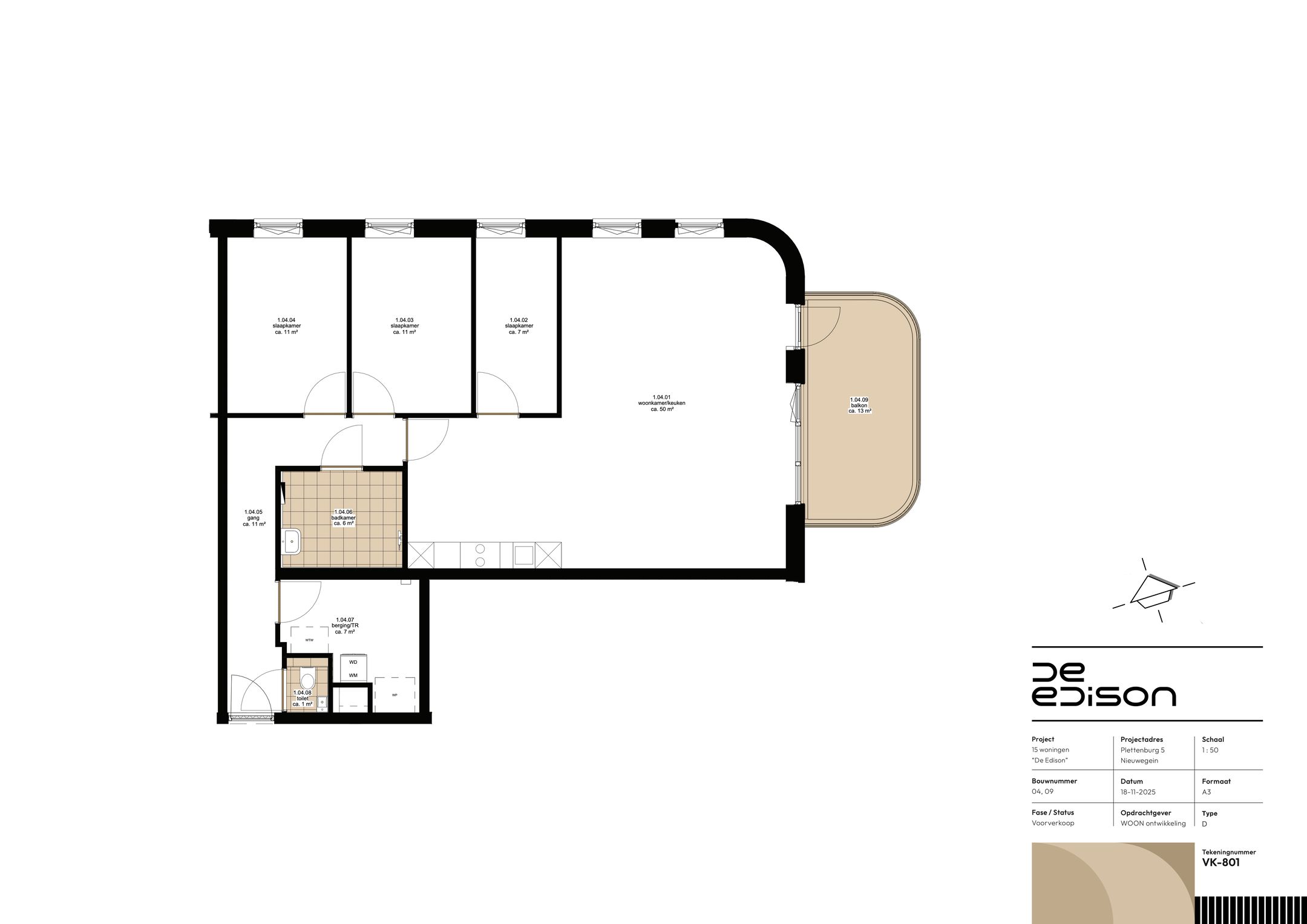 Photo 6 of Type D | 4-kamer appartement (Bouwnr. 4)