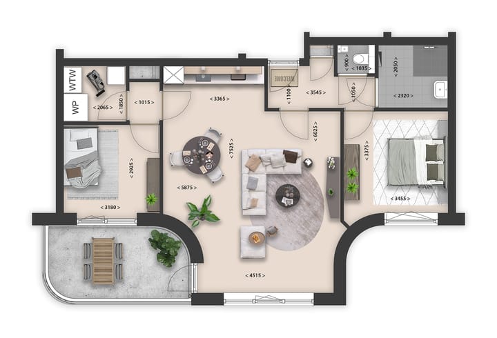 Photo 4 of Type G | 3-kamer appartement (Bouwnr. 7)