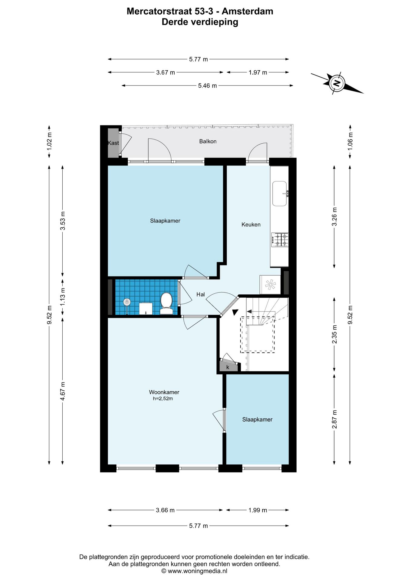 Foto 18 van Mercatorstraat 53-3