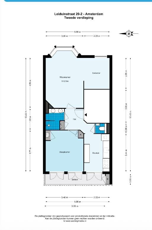 Foto 26 van Leiduinstraat 20-2