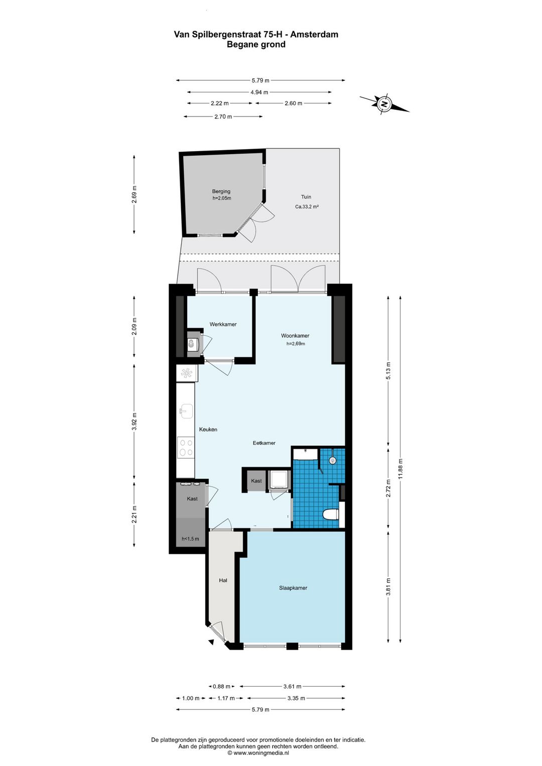 Foto 22 van Van Spilbergenstraat 75-H