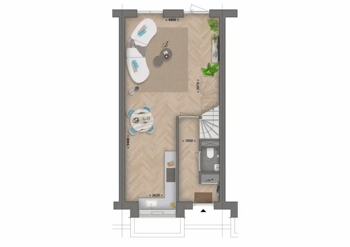 Foto 4 van Noteboomstraat 7-B