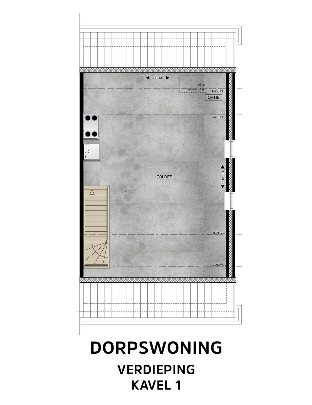 Foto 8 van Dorpswoning Type C (Bouwnr. 1)