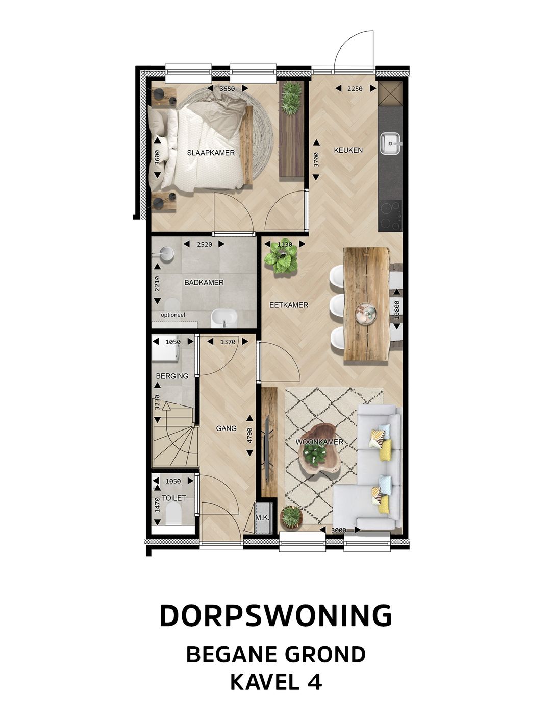 Foto 7 van Dorpswoning Type C (Bouwnr. 4)