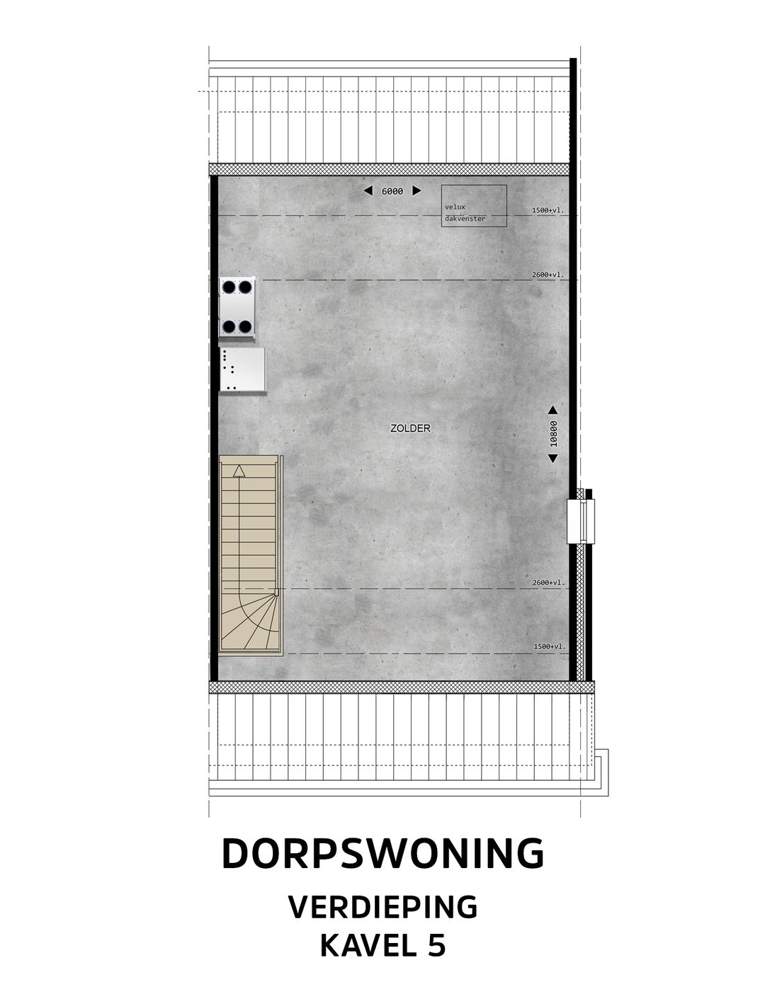 Foto 8 van Dorpswoning Type C (Bouwnr. 5)