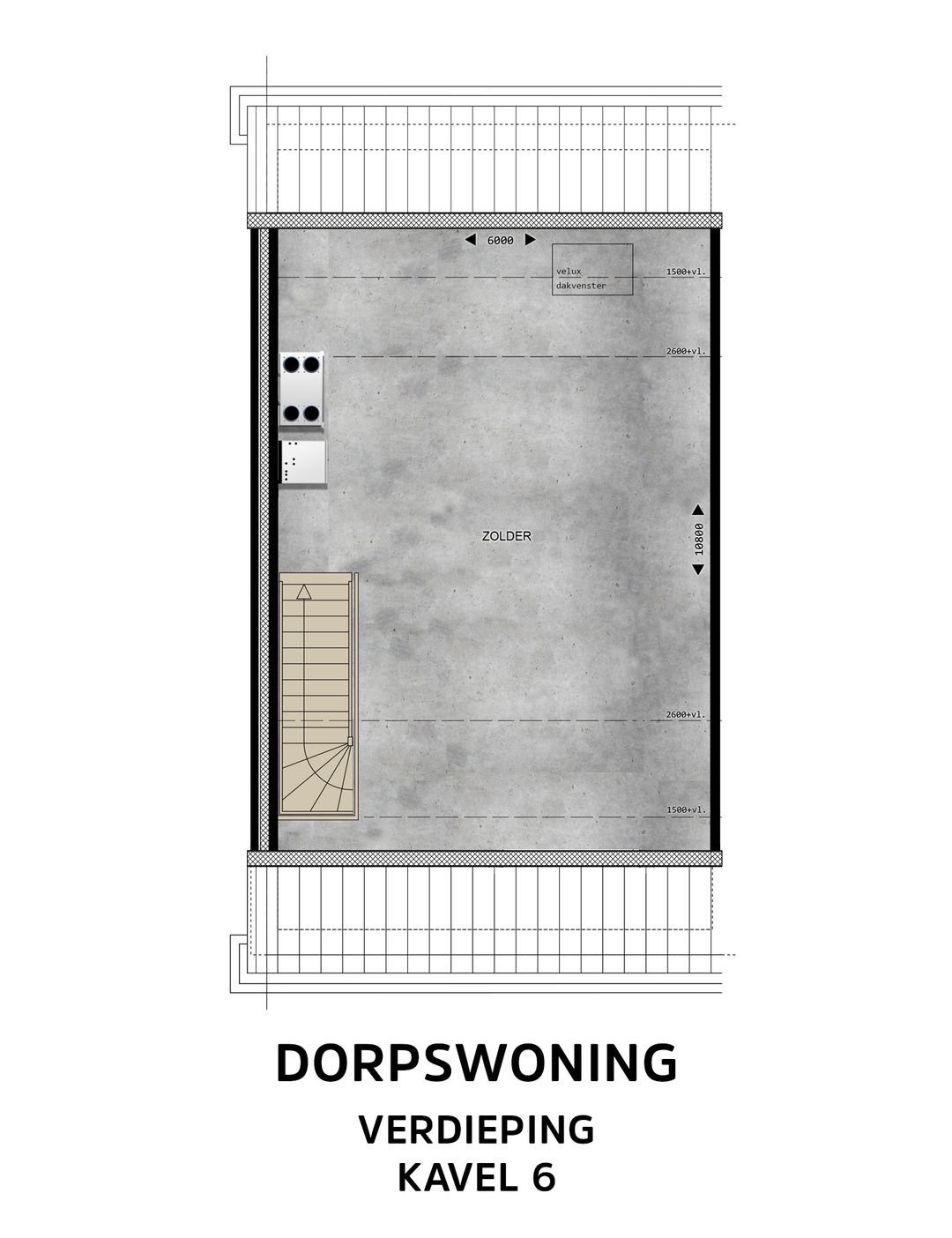 Foto 7 van Dorpswoning Type C (Bouwnr. 6)