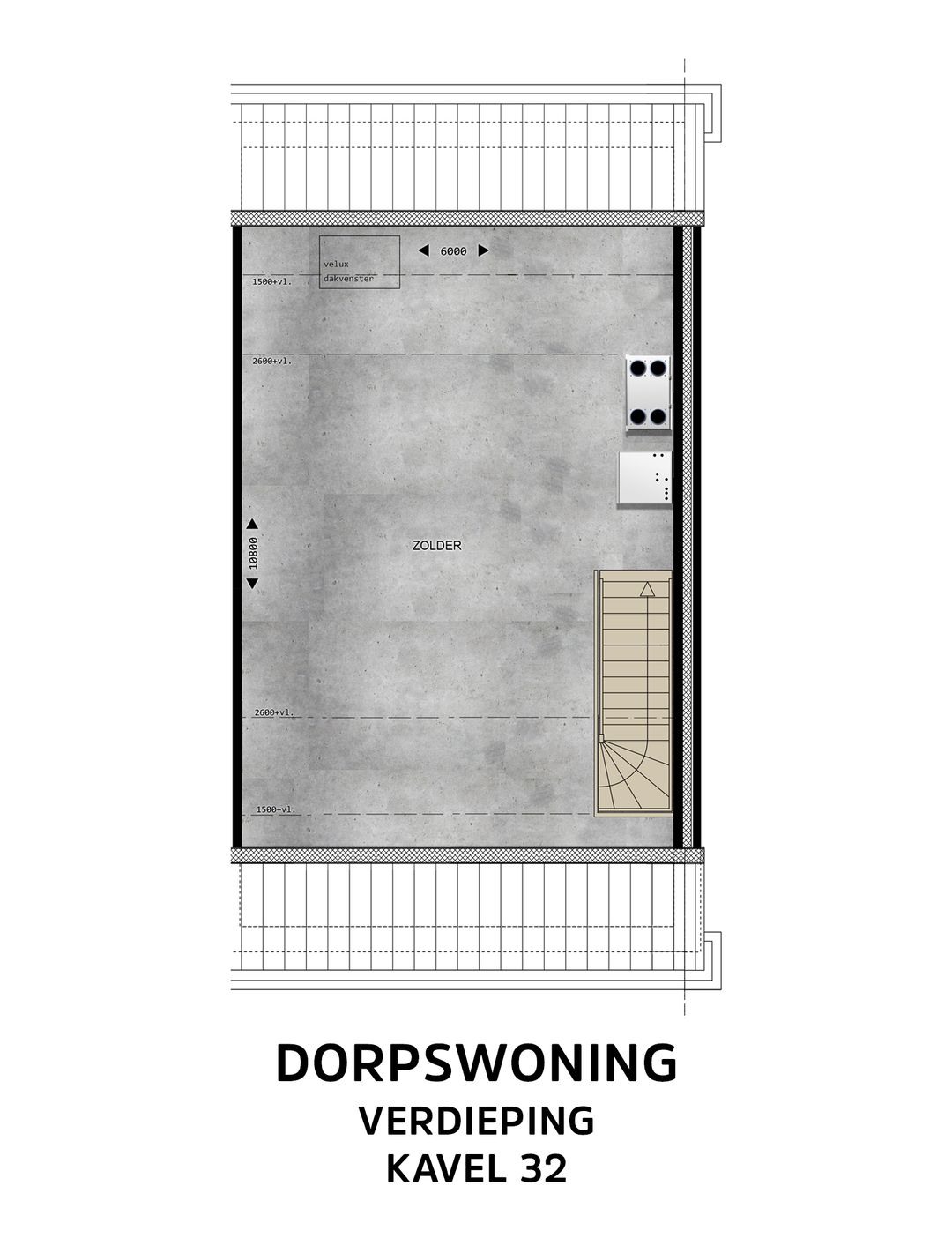Foto 8 van Dorpswoning Type C (Bouwnr. 32)