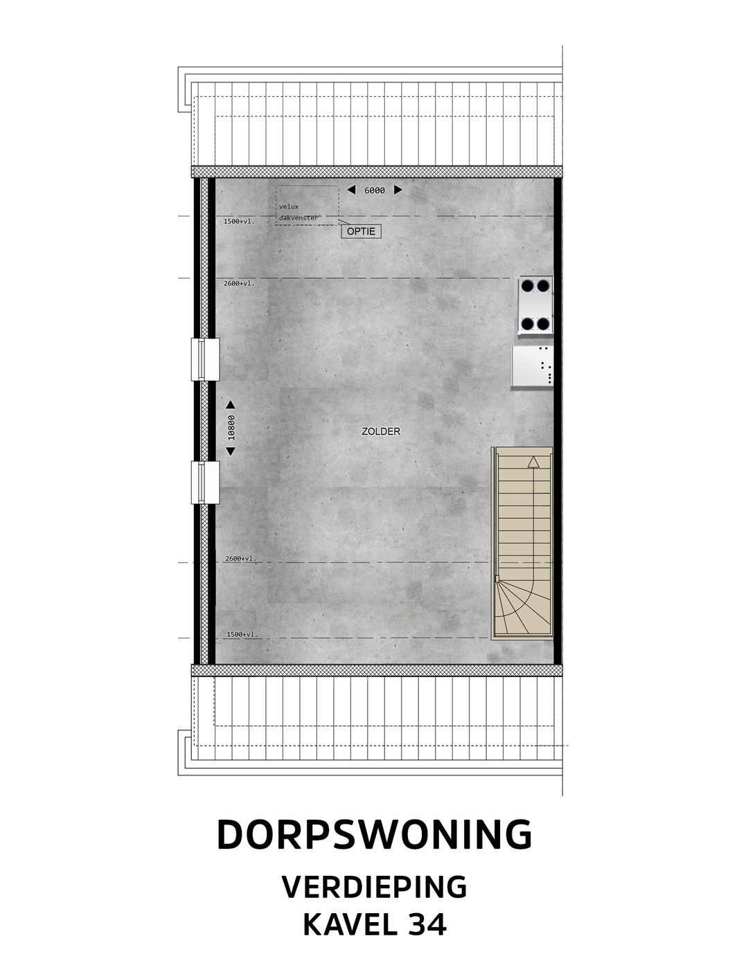 Foto 8 van Dorpswoning Type C (Bouwnr. 34)